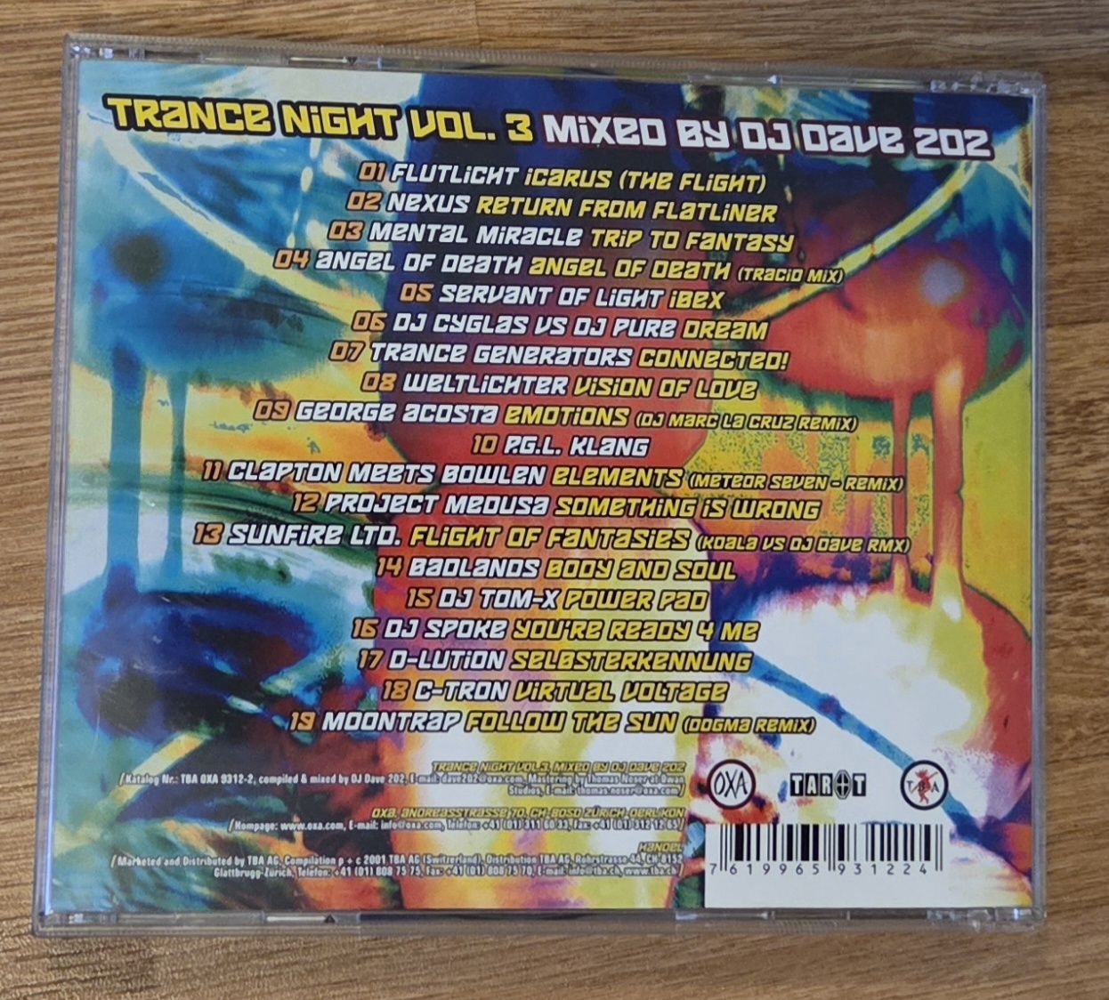 CD: Trance Night Vol. 3 Dj Dave 202 – Usato da Winterthur venduto da raymen74 1