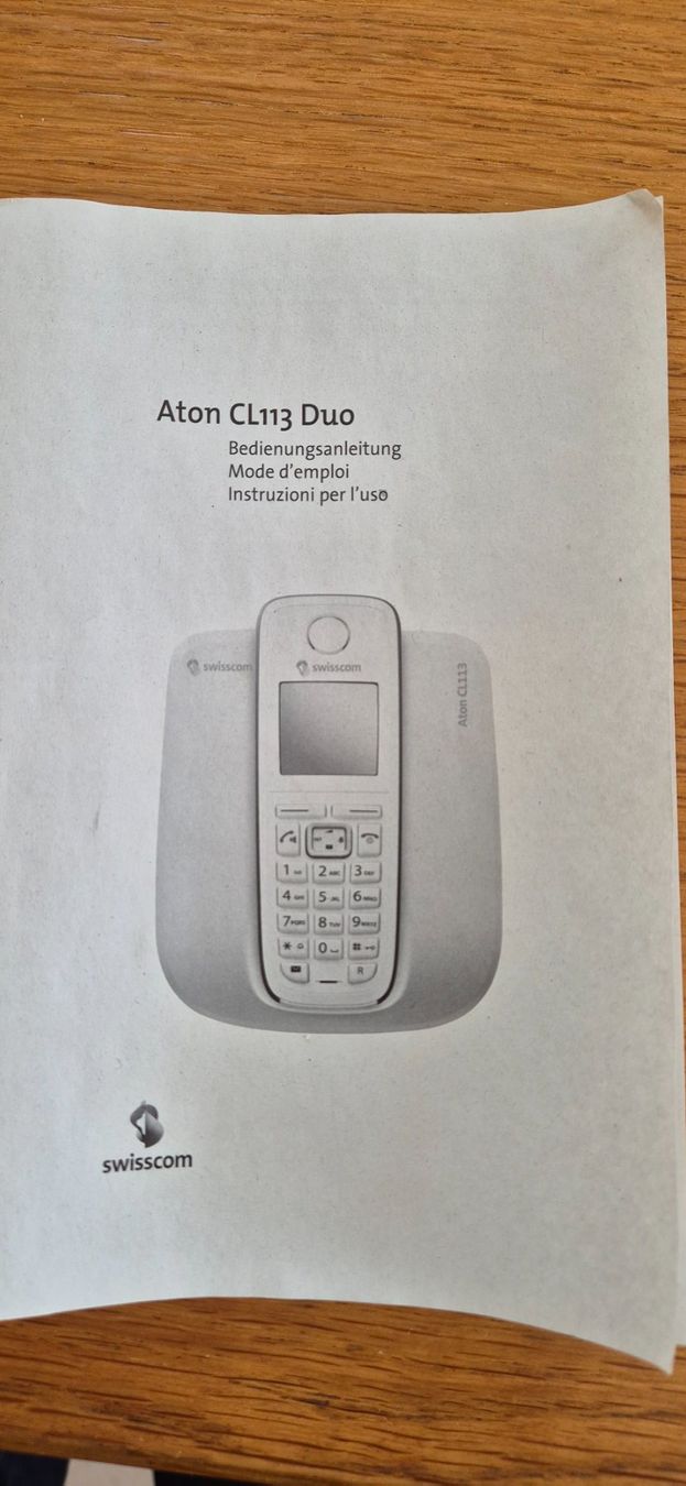 Swisscom Telefoni: Festnetztelefone Aton CL113 Duo – Usato da Kloten venduto da WMG 1