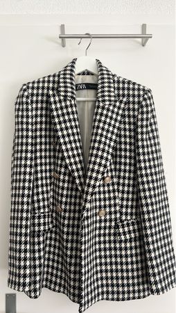 Zara Blazer black and white