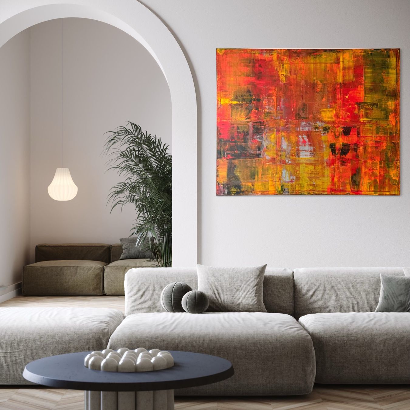 Dipinti: Einzigartiges Gemälde, abstrakte Kunst 150x120cm – Nuovo e nell'imballaggio originale da Berikon venduto da nimmo 2