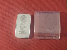 HERRLICHER 50G. BARREN SILBER ARGORS.A.CHIASSO 999.0 TOP !!