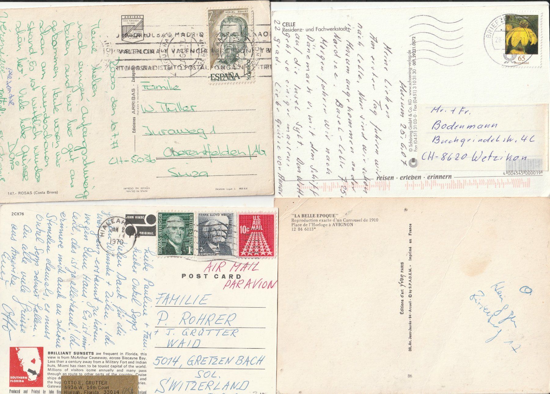 Cartoline postali: 20 Diverse Karten Ausland – Usato da Lumbrein venduto da made02 7