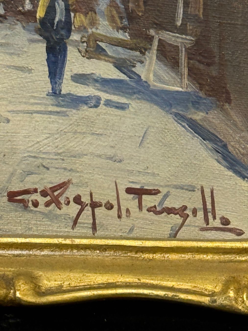 Gemälde: Giuseppe RISPOLI (1882-1960)Gemälde. (Ref-Nr.18) – Gebraucht aus Zürich von raro-quasi-2026 2