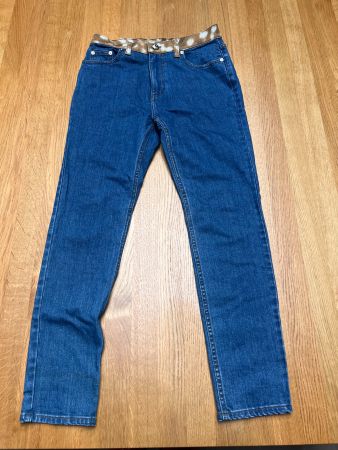 Burberry Jeans W28 Damenhose blau einzigartig NEU