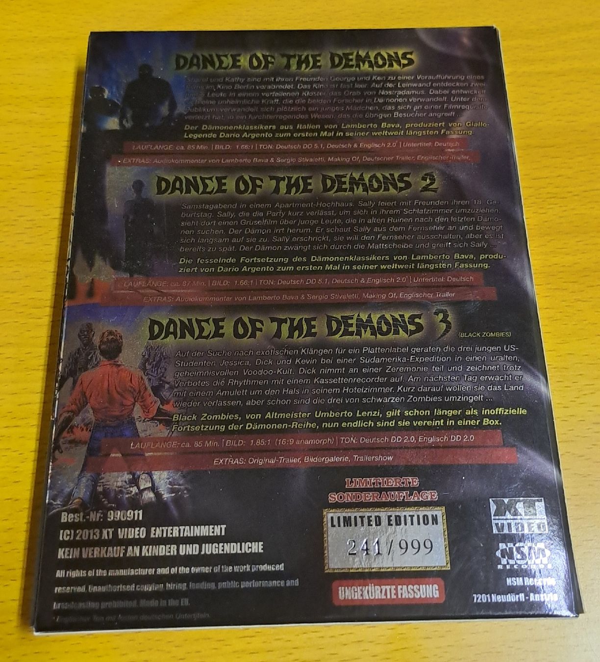 Alle DVDs: The Demons Trilogy – Neu (gemäss Beschreibung) aus Bünzen von Rtron 1