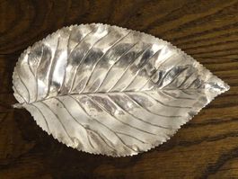 Kirsche Blatt Silber