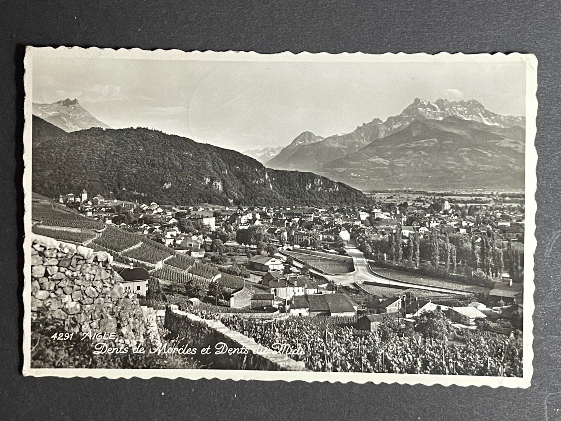 Cartoline postali: Aigle, Dents de Morcles – Usato da Steg VS venduto da danwer74