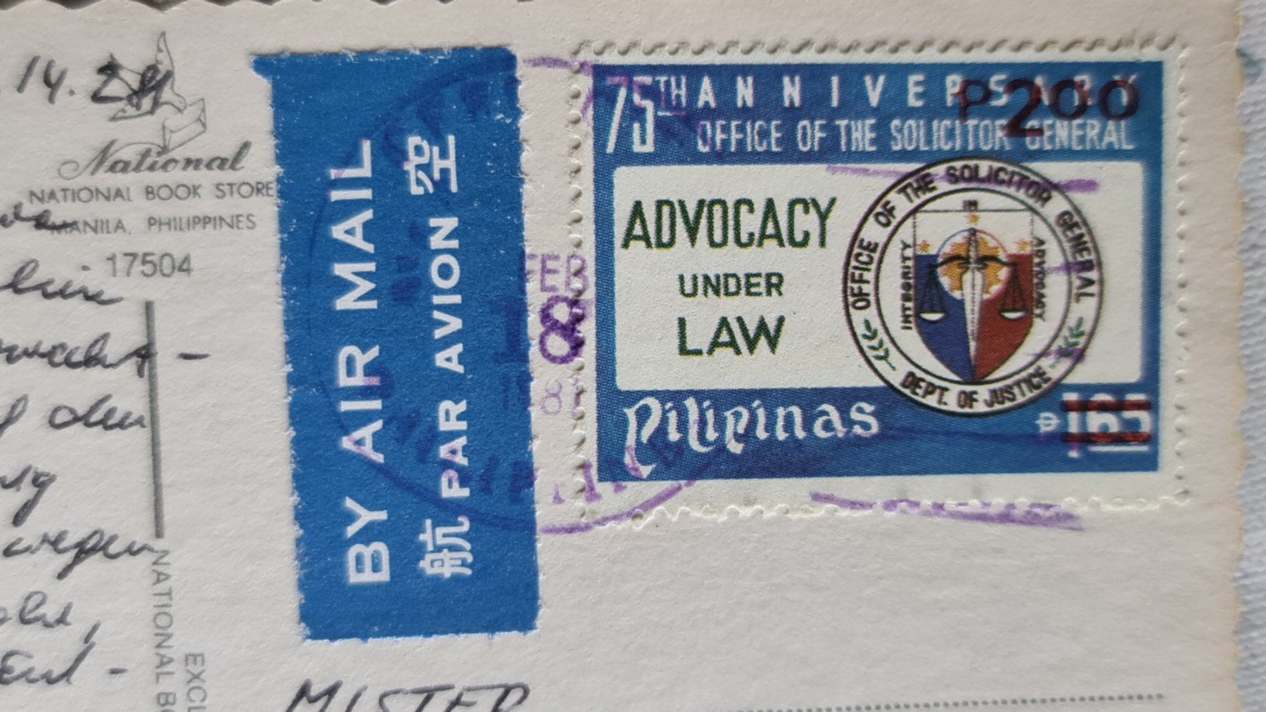 Cartoline postali: Philippinen Postkarte 1982 – Usato da Dintikon venduto da Vexi 1