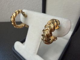 Vintage Ohrringe Clips Luxus Modeschmuck 
