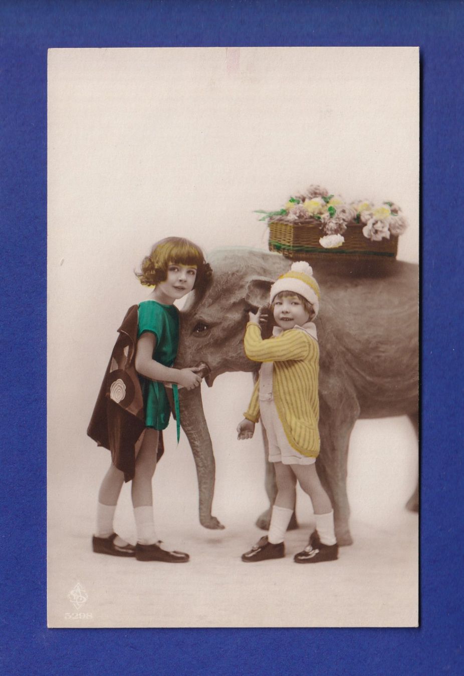 Cartoline postali: ELEPHANT et enfants – Usato da Pully venduto da nicecards-shop