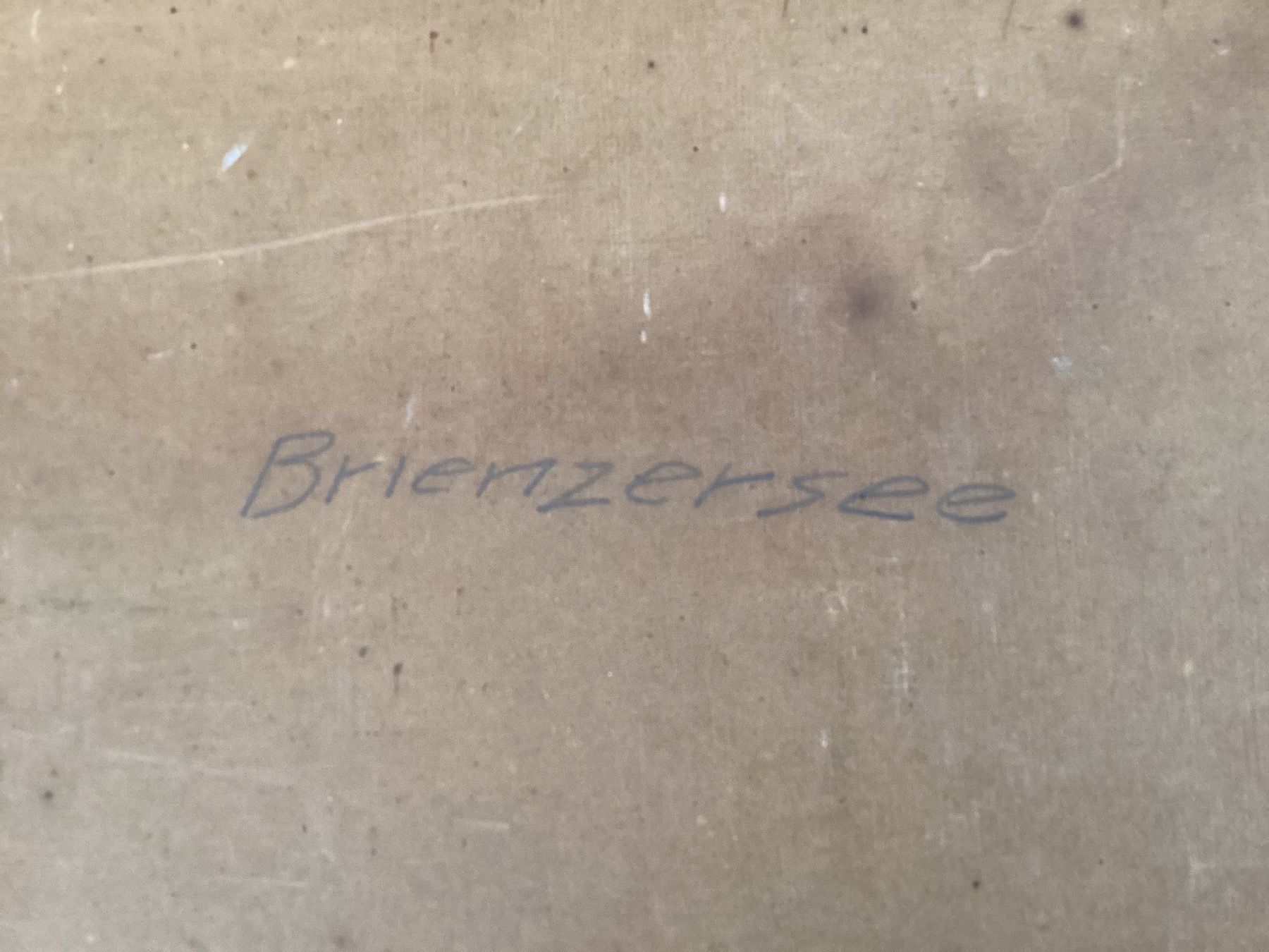 Dipinti: Brienzersee, Signiert K. Zbinden 1945 – Usato da Adliswil venduto da Bolline 3
