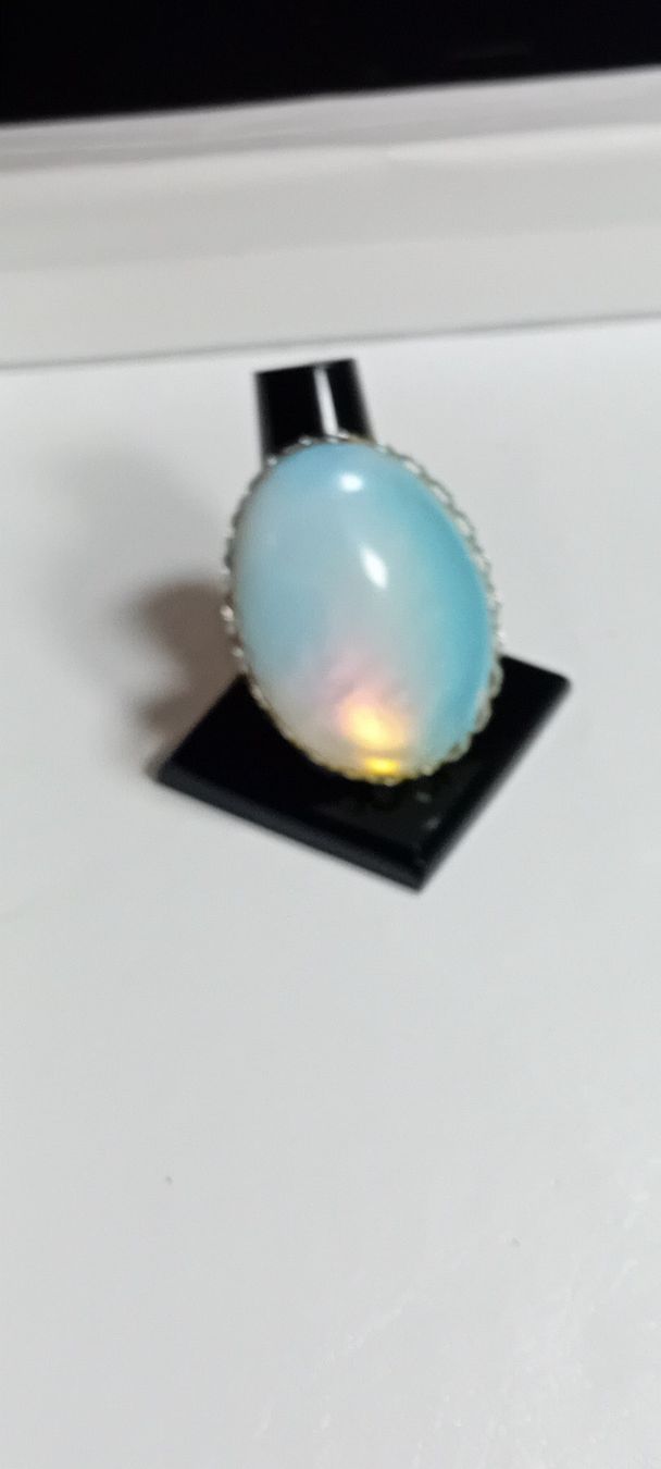 Anelli: ring antiksilber mit emetation opal,,,glanzig – Nuovo (secondo la descrizione) da Basel venduto da bij_5hqd 3