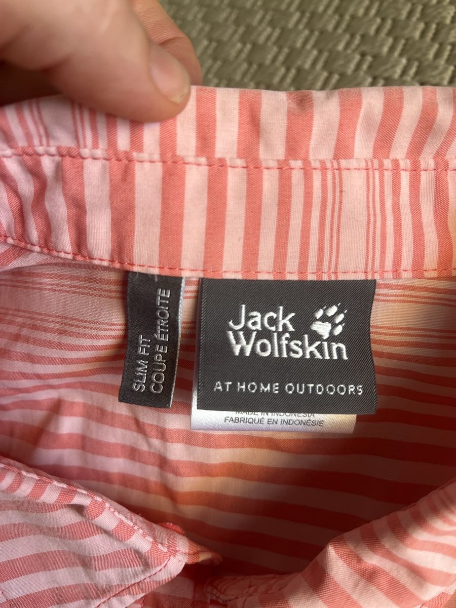 Jack Wolfskin Camicette: Jack Wolfskin Hemd, rosa, L – Usato da Solothurn venduto da Bobesch08 4