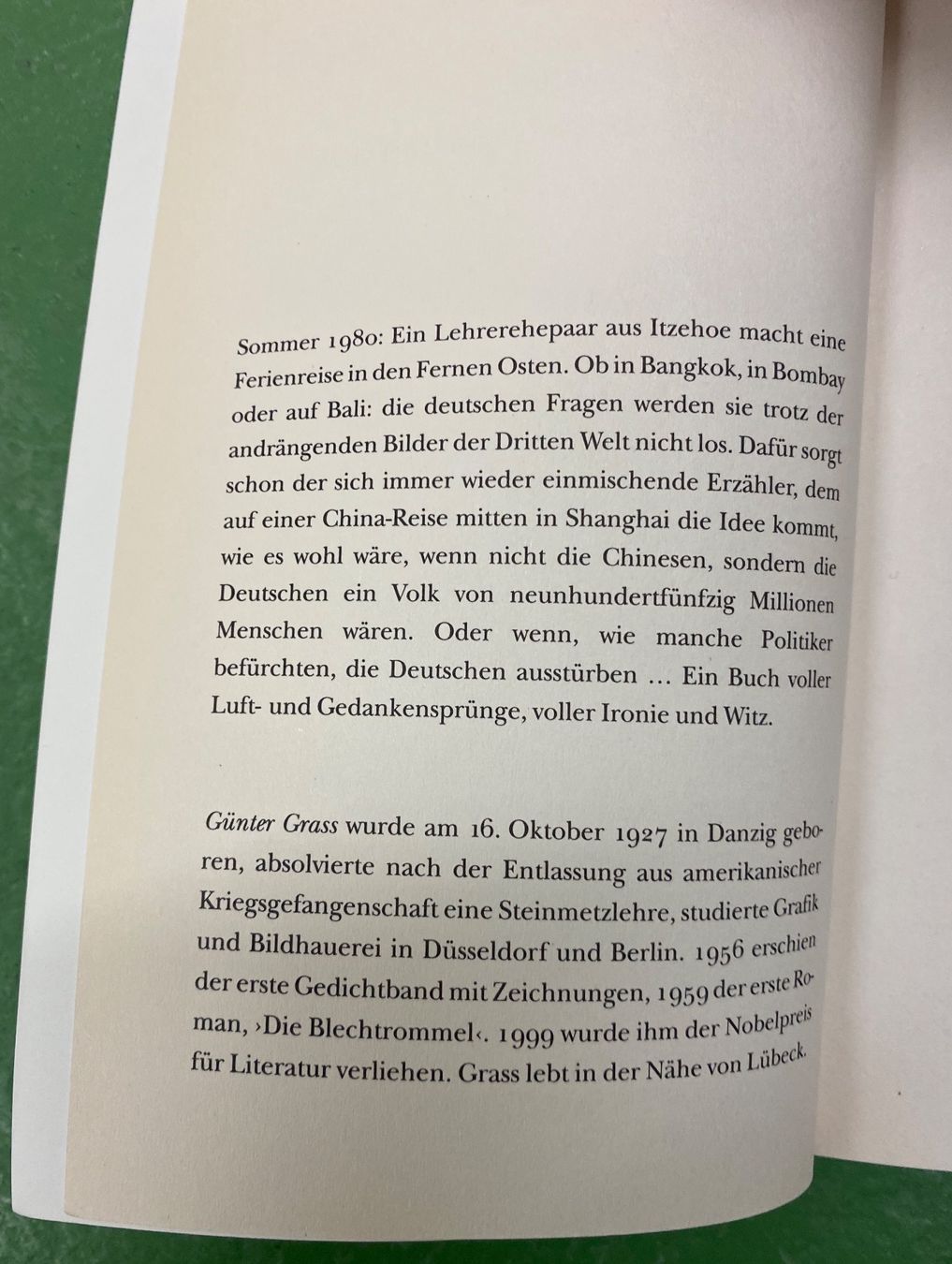 Bücher: Günter Grass: Kopfgeburten oder die Deutschen sterben aus – Gebraucht aus Basel von Ostschweiz06 2