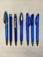 7 Kugelschreiber (blaue Tinte)