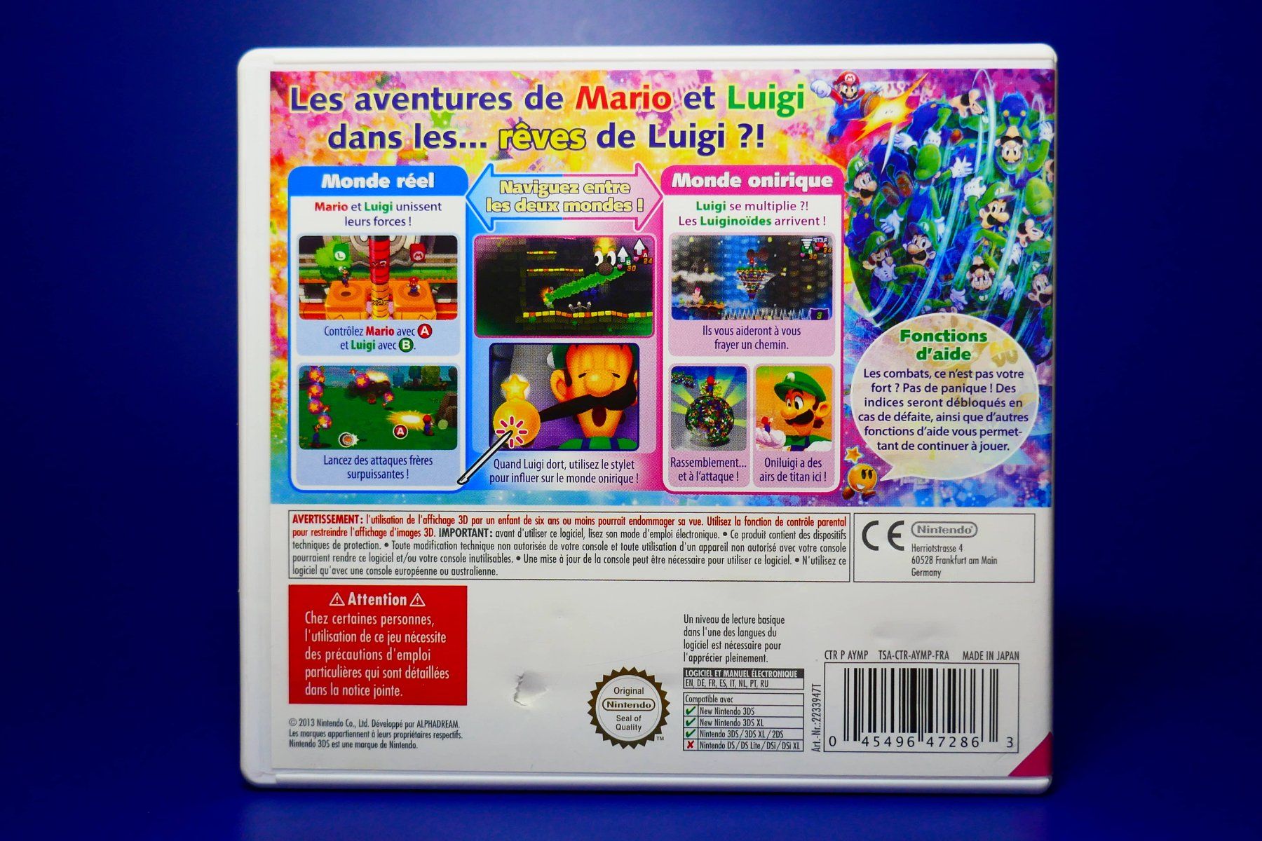 Nintendo Giochi: Mario & Luigi : Dream Team Bros. - Nintendo 3DS – Usato da Vuarrens venduto da Espace-Retro 4