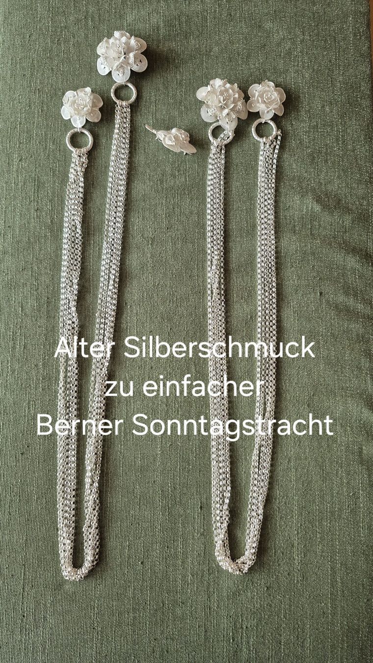 Altri gioielli: Silberschmuck Berner Sonntagstracht 5fach Kette Brosche – Usato da Burgdorf venduto da carodesign1 1