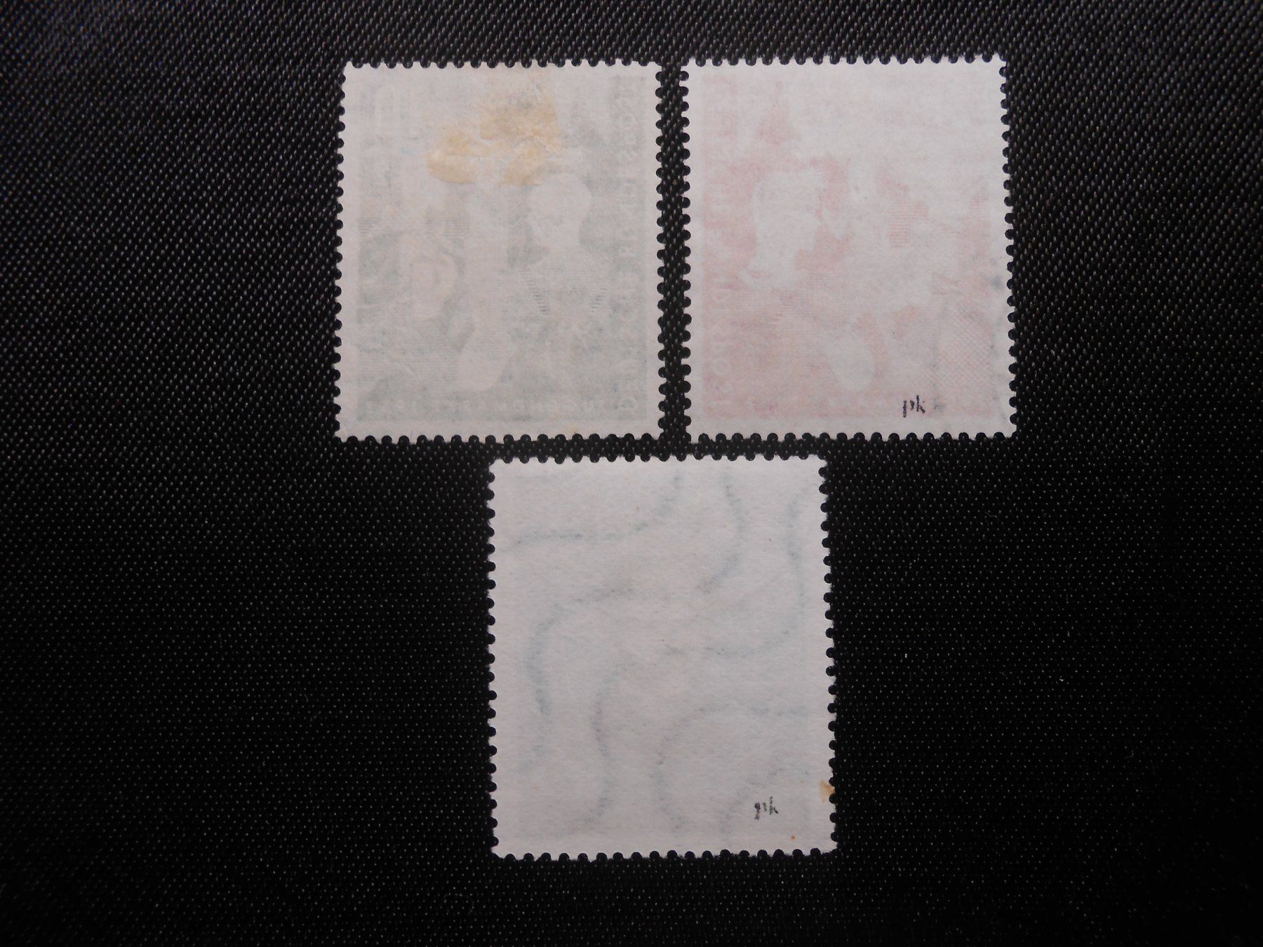 Tutti i francobolli: BRD   Mi 153/154/155 -  1952 – Usato da Hallwil venduto da pkaiser44 2