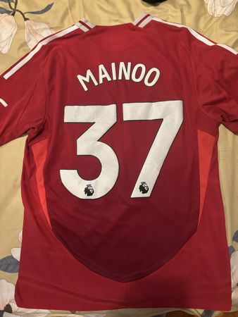 Maillot United Authentic 2024/25 Home Mainoo 37 Adidas L