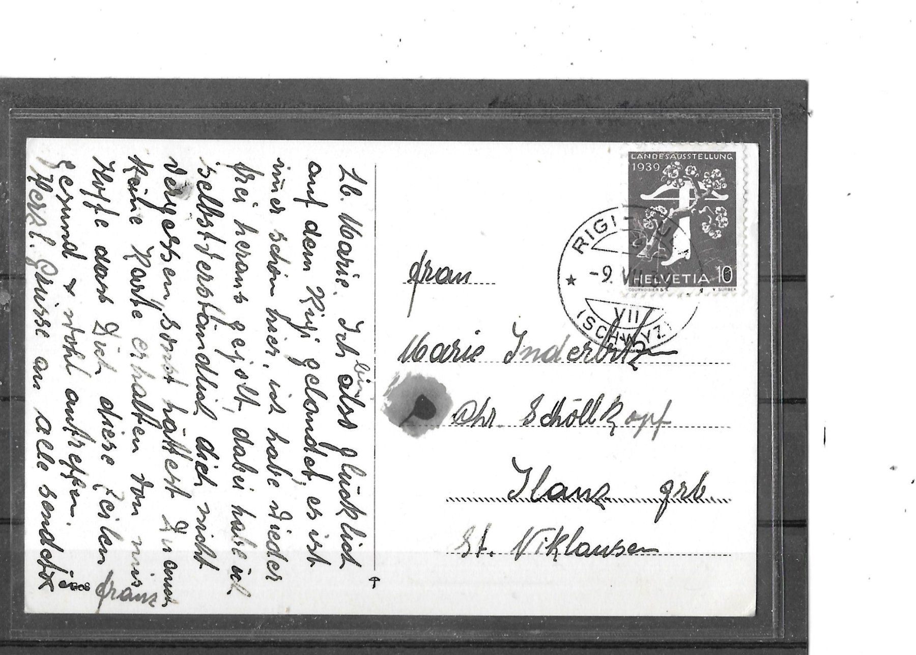 Cartes postales: SZ Rigi-Kaltbad 1939 – D'occasion à Schocherswil par Wilare 1