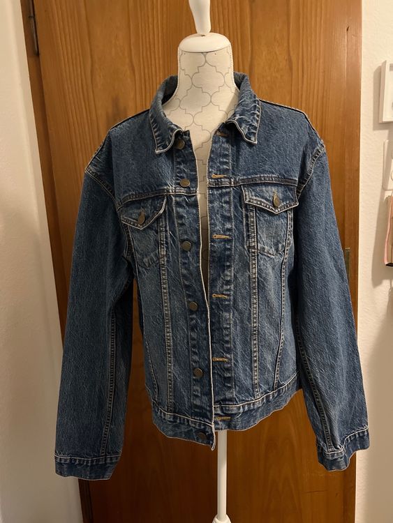 Goolecrimp Damen Jeansjacke Mit Perlen - Vintage Denim Jacke Mit Stretch