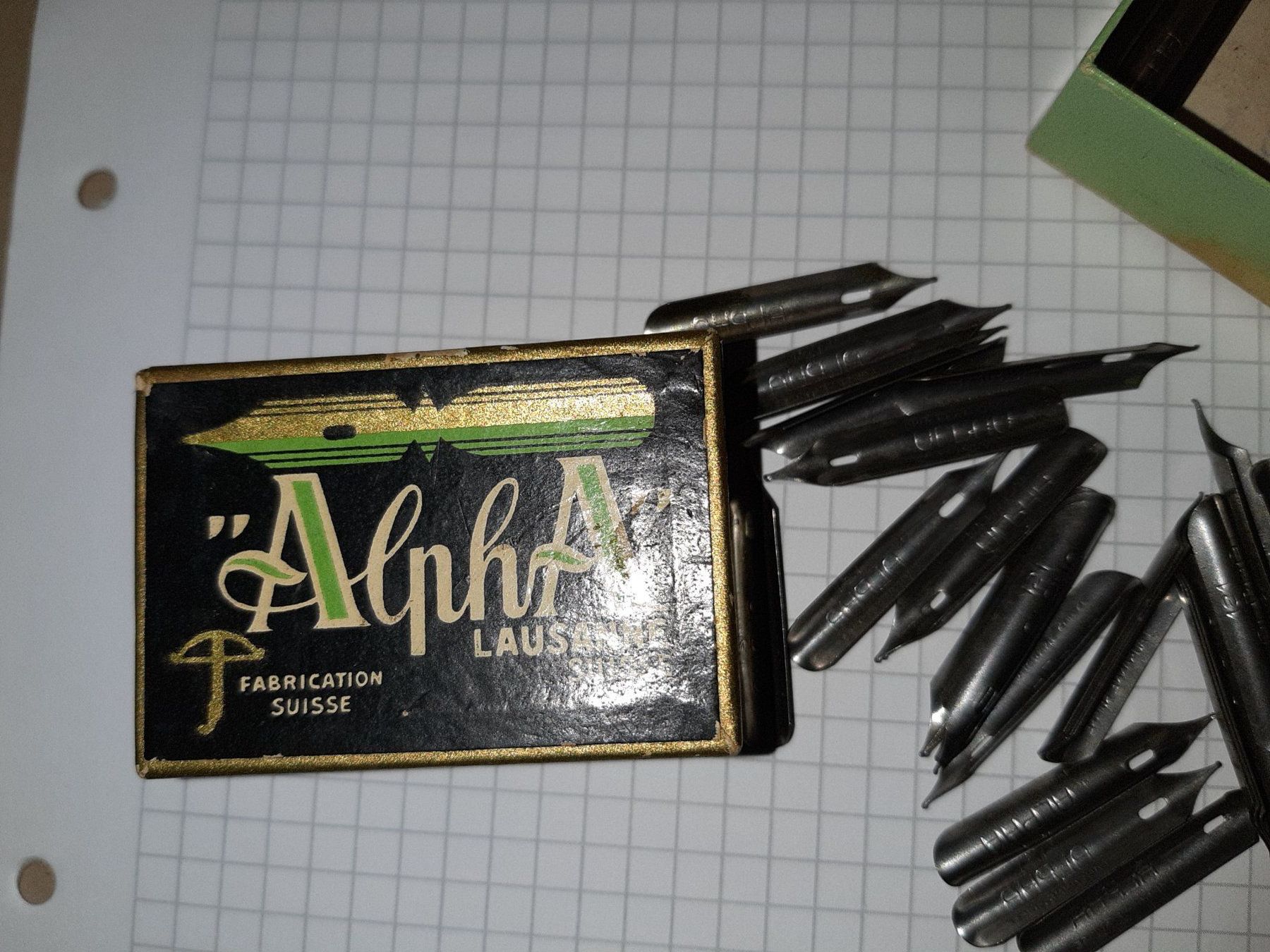 Monde des animaux: Vintage Schreibfedern "Alpha" + Soennecken – D'occasion à Rotkreuz par nigal 1