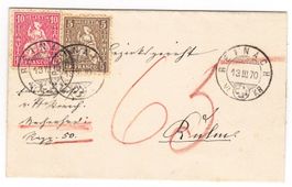 Lettre de Reinach le 13.III.70