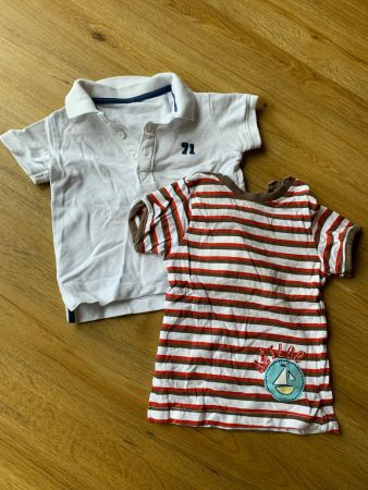 2 x T - Shirt Poloshirt Baby Kind Größe 74