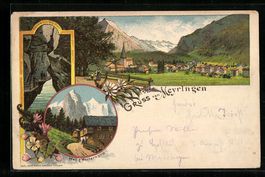Litho Meyringen, Well- und Wetterhorn, A
