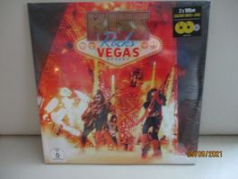 Kiss – Kiss Rocks Vegas _ Colored Vinyl 2LPs & DVD
