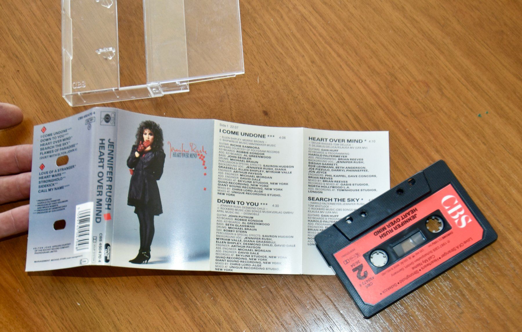 Kompaktkassetten: MC JENNIFER RUSH heart over mind GUT! – Gebraucht aus Pfaffhausen von mono_rec