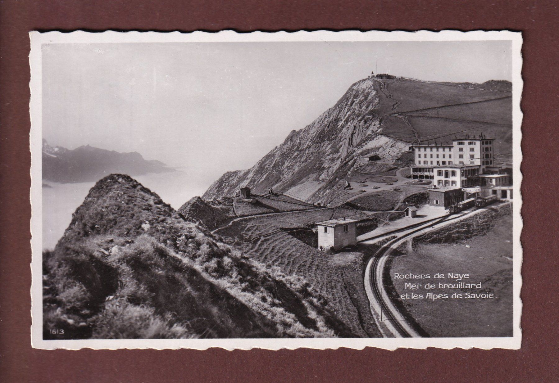 Cartoline postali: ROCHERS DE NAYE - 1941 – Usato da Pully venduto da nicecards