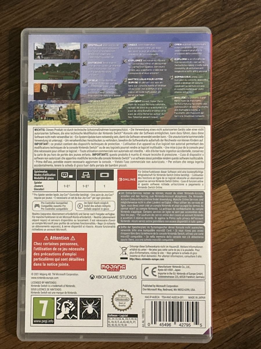 Nintendo Konsolen: Nintendo Switch Game Minecraft  – Gebraucht aus Pratteln von Nala78 1