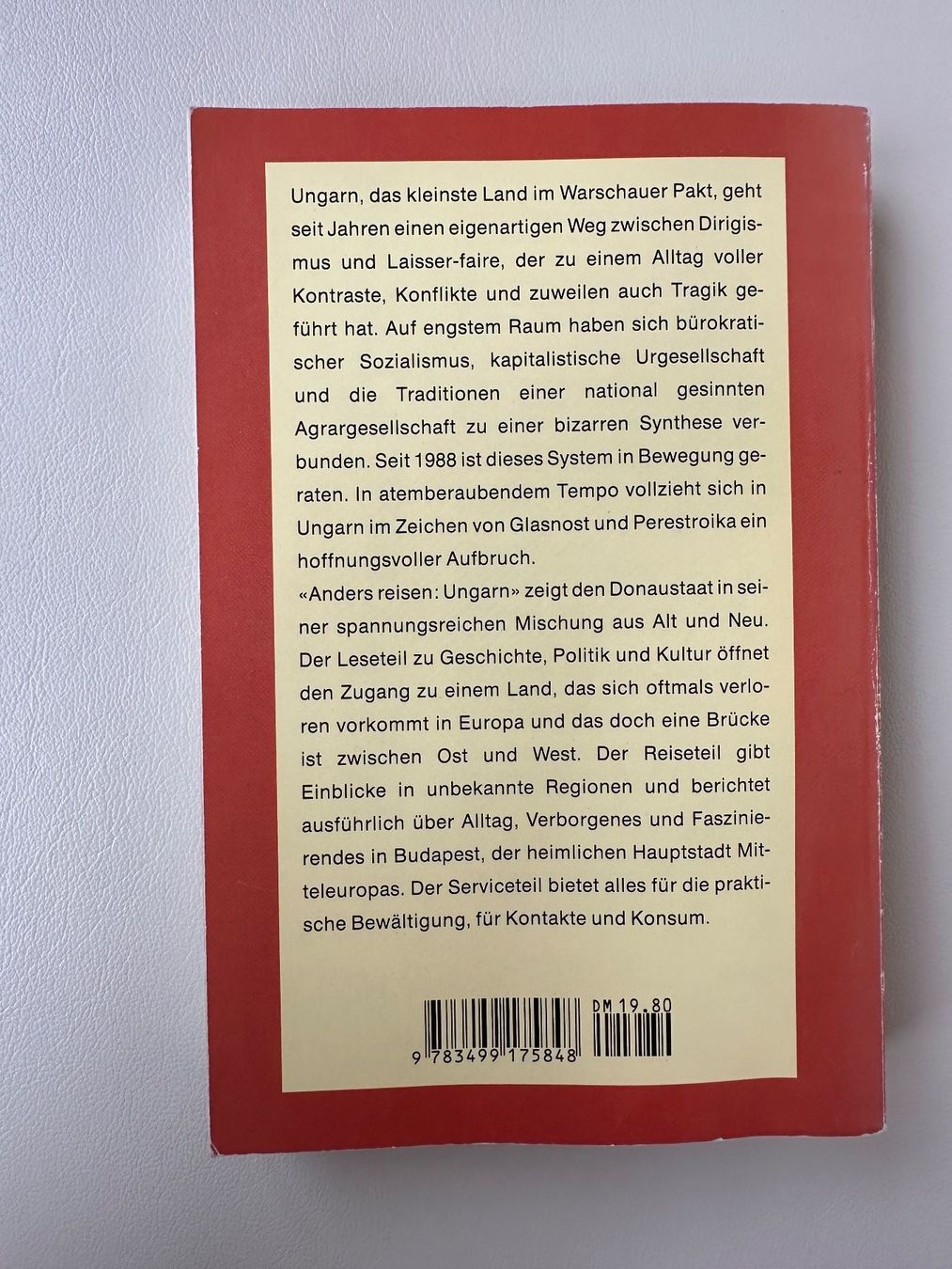 Bücher: Reiseführer Ungarn, anders erleben, 1988 - Zeitdokument – Gebraucht aus Schmitten / FR von Samsara169 1
