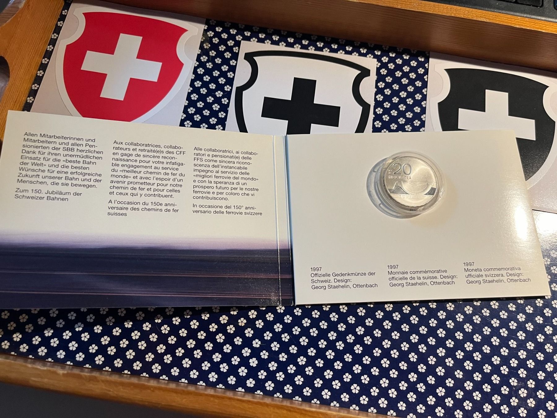 Tutti le monete: Sonderverpackung / 20 Franken, 1997, Silber – Nuovo (secondo la descrizione) da Arch venduto da seil819 1