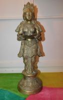 Skulptur gr alte Messing massive Frauen Skulptur Figur