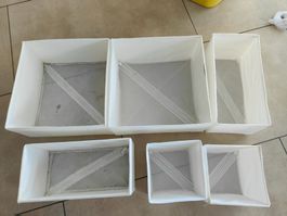 Ikea SKUBB Box 6er-Set für Malm Kommode