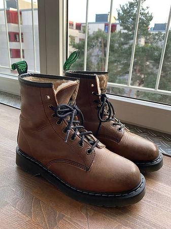 Warm leather Solovair winter Boots