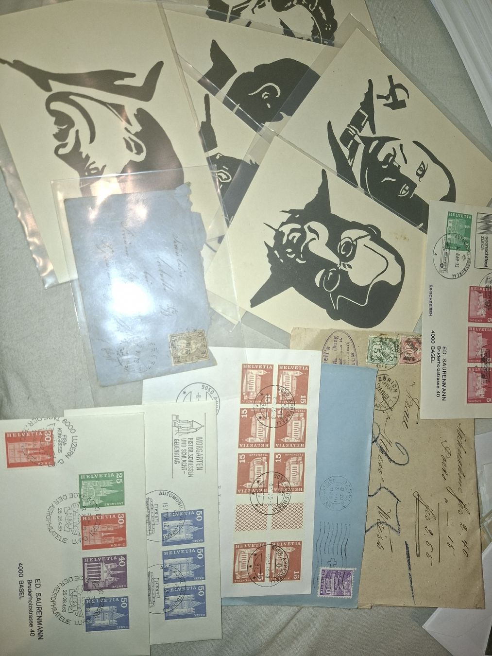 Tutti i francobolli: Kiste mit FDC / Briefe  – Usato da Balgach venduto da SIMEON27 5