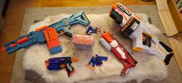 Nerf Sammlung, viele Modelle, viel Zubehör, Top Zustand!