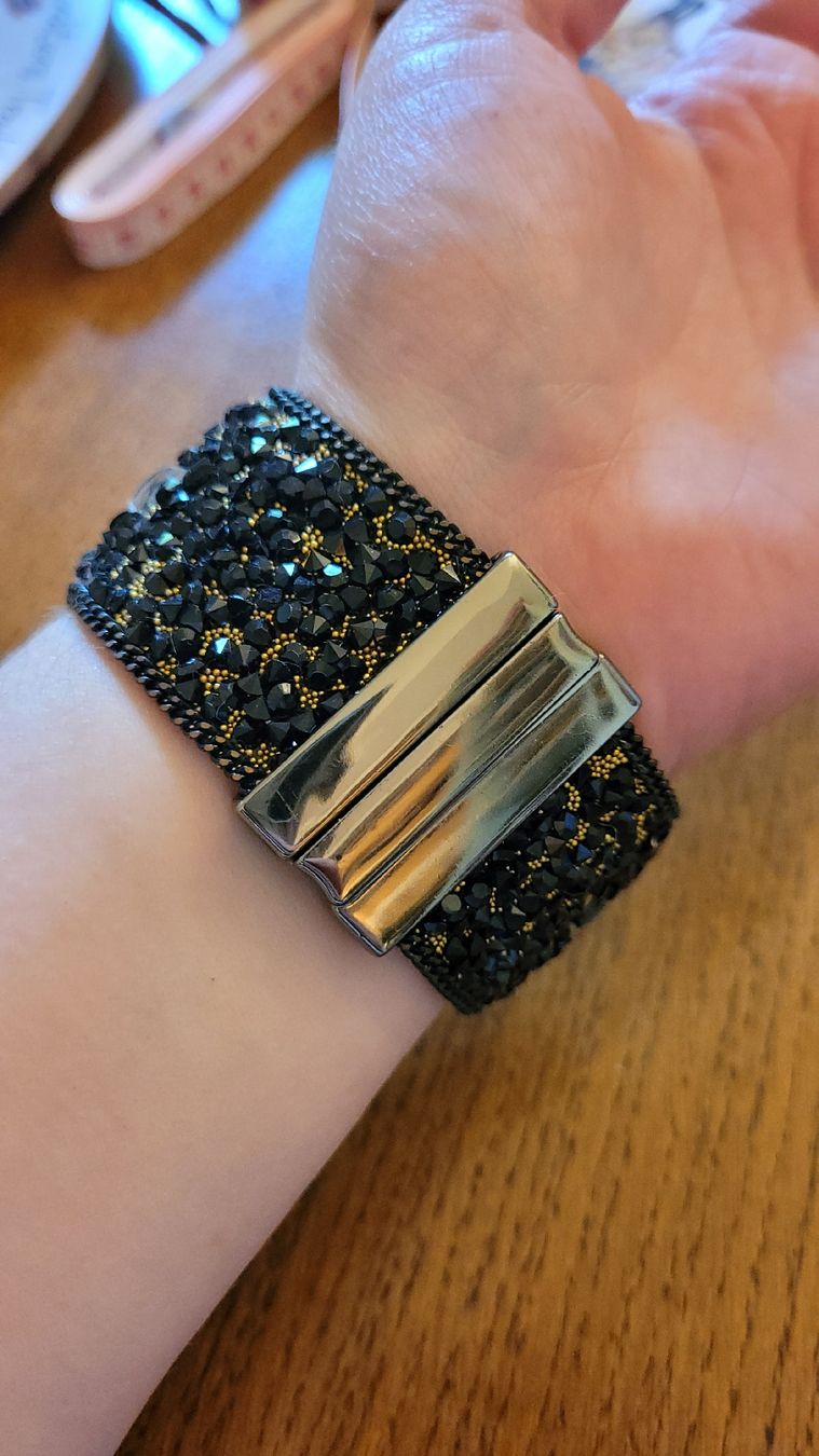 Bracciali & Braccialetti: Bracelet manchette noir et dorée – Usato da Morges venduto da ric_sh6k 1