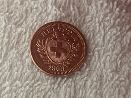 1 centime/rappen 1903