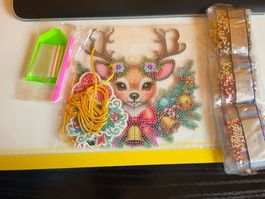 DIAMOND PAINTING WEIHNACHTS MOTIV RENTIER