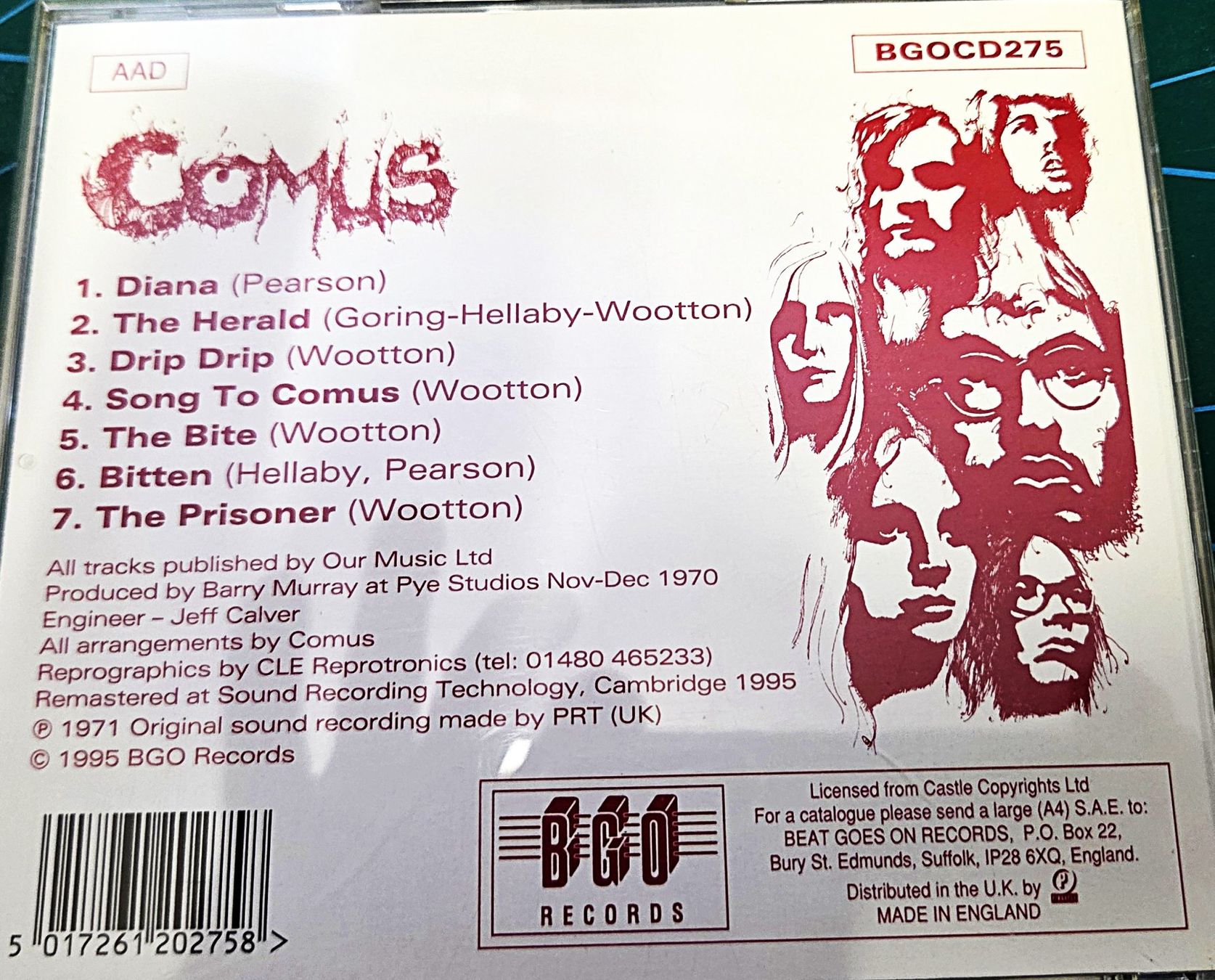 CDs: COMUS - First Utterance - Neuwertig - bahnbrechendes Album – Neuf (Voir description) à Biberist par Beaver58 2