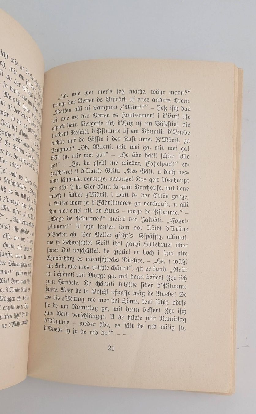 Libri: Heimatbode, Elisabeth Müller, Bärndütschi Gschichte, Bern – Usato da Zürich venduto da 1.Simon 5