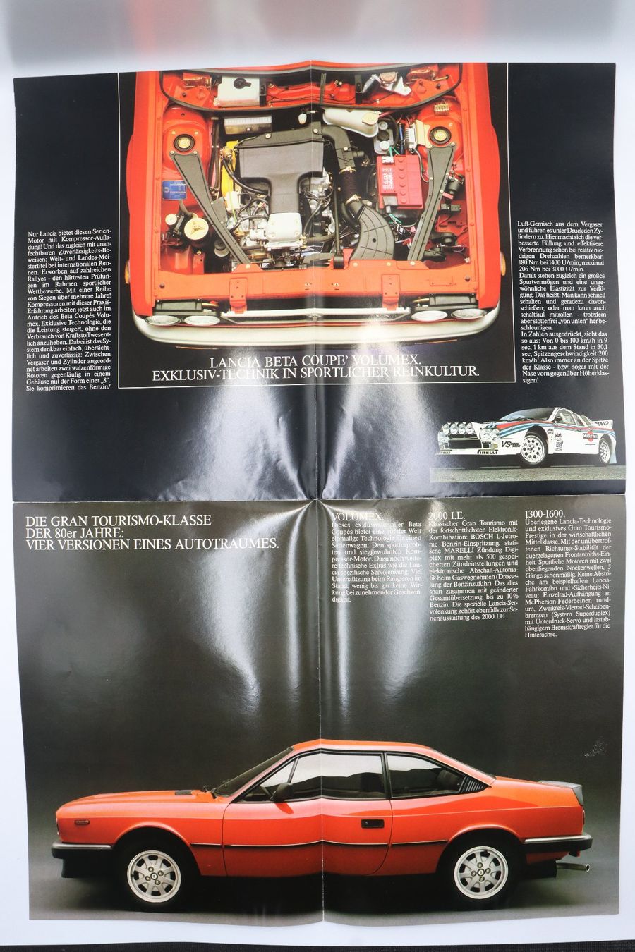 Lancia Documenti: Lancia Coupe Volumex 1983 Prospekt – Usato da Bühl b.Aarberg venduto da Collectorpassions 3