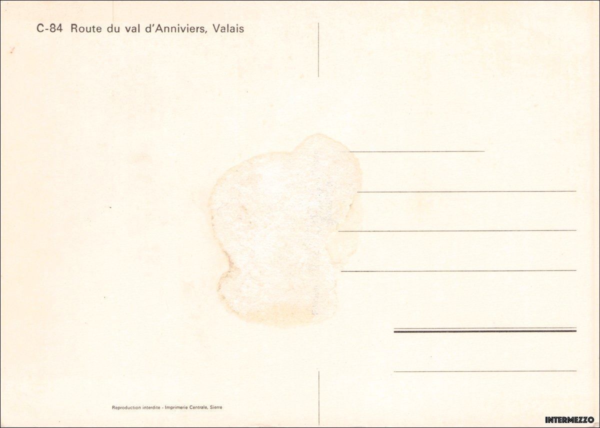 Cartoline postali: Postauto // Val d’Anniviers // PTT / FBW – Usato da Basel venduto da intermezzo12 1