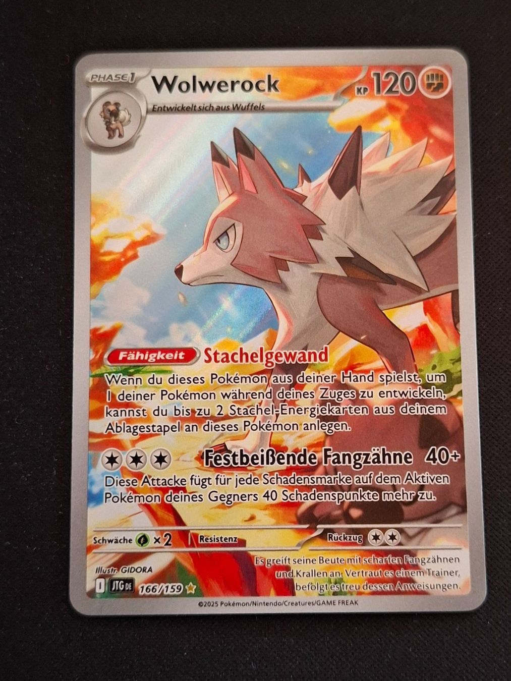 Pokémon Carte collezionabili: Pokemon  Wolwerock 166/159 JTG – Nuovo (secondo la descrizione) da Gammen venduto da Karbax