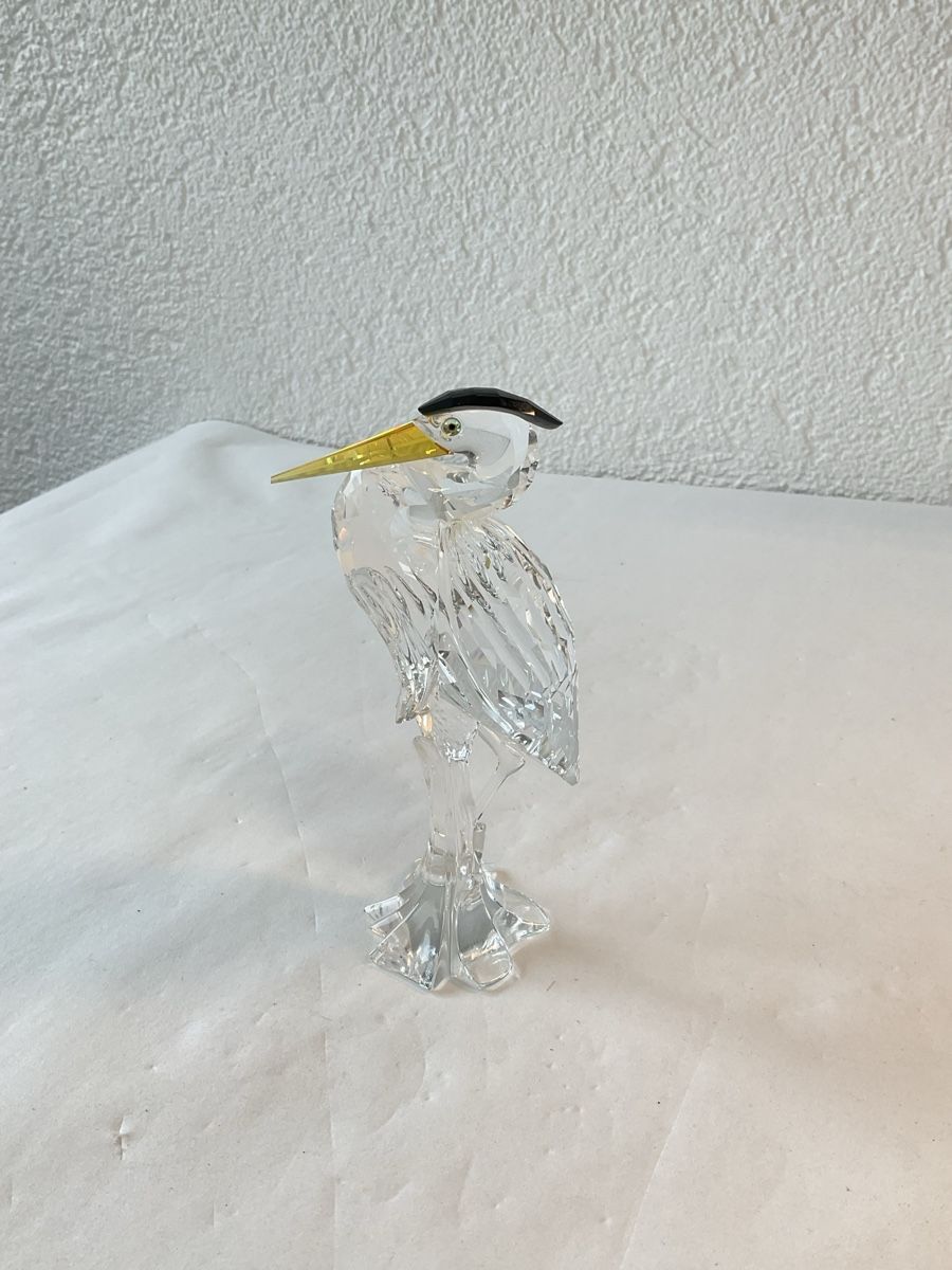 Swarovski Statuette: Swarovski Crystal, Héron argenté  – Usato da Malleray venduto da Robot12