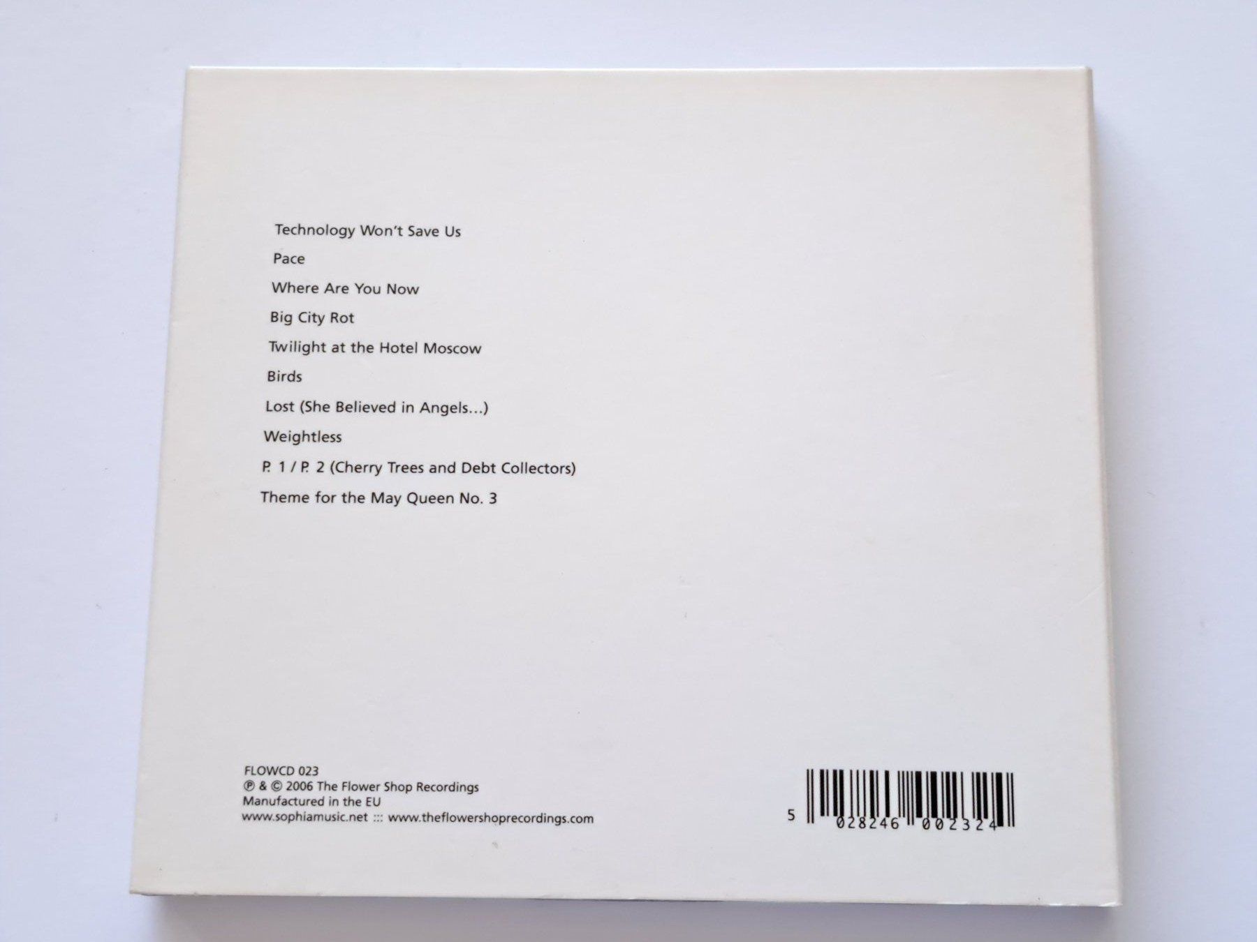 CD: CD Sophia – Technology Won't Save Us – Usato da Pully venduto da bro_n52j 2